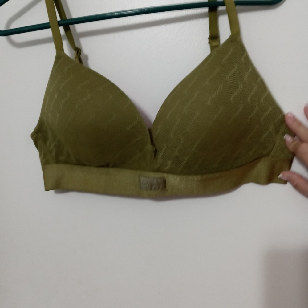 PINK Victoria's Secret Olive Bra